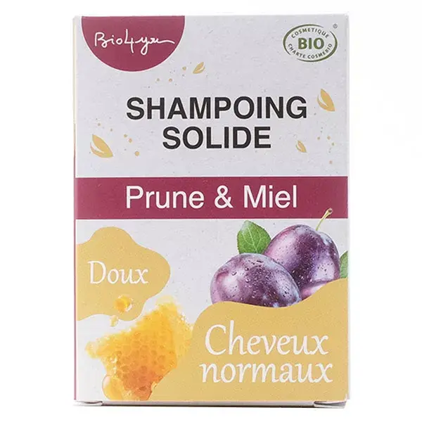 Bio4you Shampoing Solide Cheveux Normaux Bio 85g