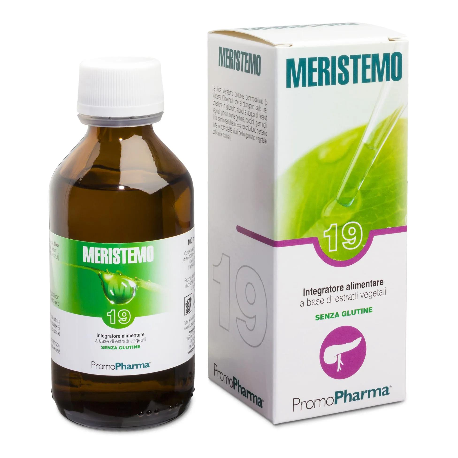 Meristemo 19 Pancreatico Integratore Drenaggio Pancreatico 100 ml