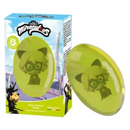 Le Comptoir Du Bain & Miraculous Savon Solide Poire Figurine Chat Noir 75g