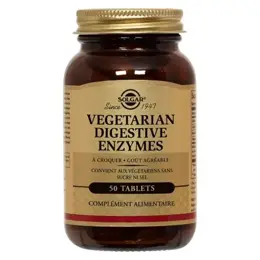 Solgar Vegetarian Digestive Enzymes 50 comprimés à croquer