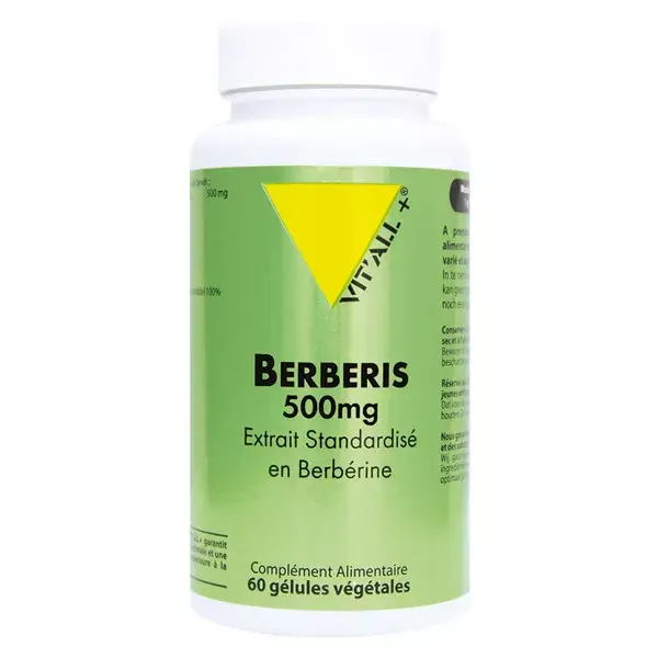 Vit'all+ Berberis 500mg 60 gélules végétales