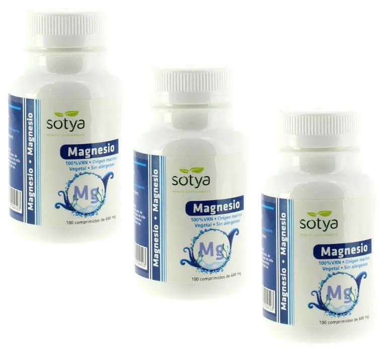 Sotya Magnésium Marin 600 mg 3x100 Comprimés