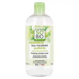 So'Bio Étic Hydra Aloe Vera Eau Micellaire Purifiante Jus d'Aloe Vera Bio 500ml