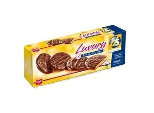 Schar Luxury Biscotti Di Pasta Frolla Senza Glutine Con Cioccolato al Latte 200 g