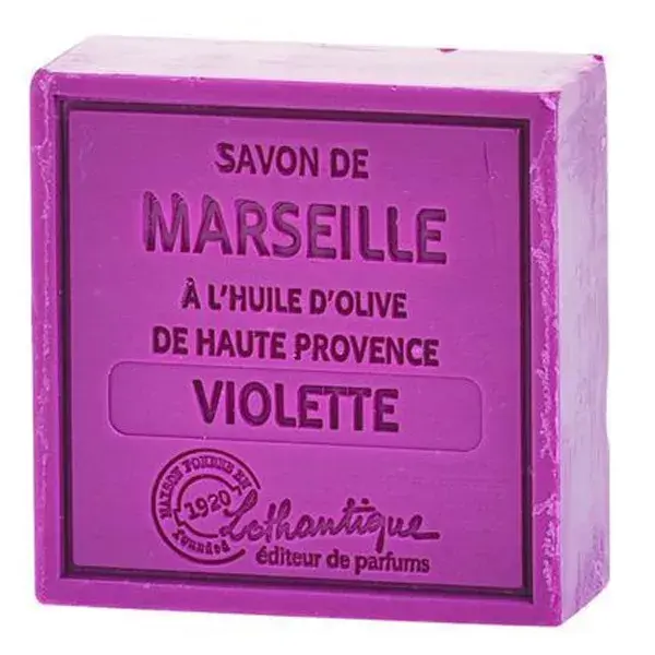 Lothantique Les Savons de Marseille Savon Solide Violette 100g