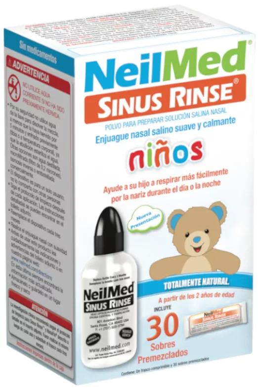 NeilMed Kit di risciacquo dei seni per bambini +2 anni 30 buste