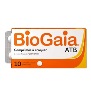 BioGaia Probiotiques Lactobacillus Reuteri Protectis Aroma Limone 10 compresse