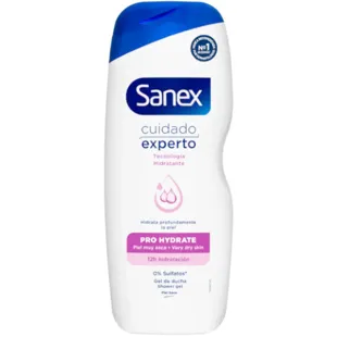 Sanex Cuidado Experto Pro Hydrate Gel de Ducha Piel Muy Seca 600 ml