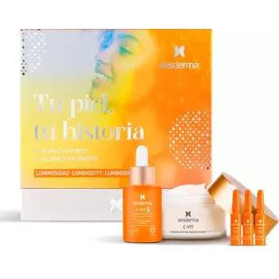 Sesderma C-Vit 5 Serum 30 ml + Cream 50 ml + Ampoules 3 units