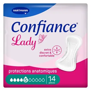 Hartmann Confiance Lady Protezioni Anatomiche all'Aloe Vera 5 Gocce 14 unità
