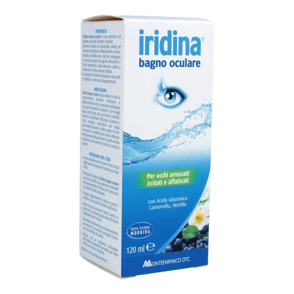 Iridina Bagno Oculare Occhi Arrossati Irritati e Stanchi 120 ml