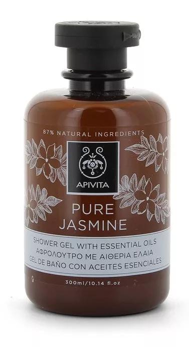 Apivita Pure Jasmine gel de Banho com Óleos Essenciais 250ml