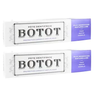 Botot Dentifrice Figue Menthe Cannelle lot de 2 x 75ml