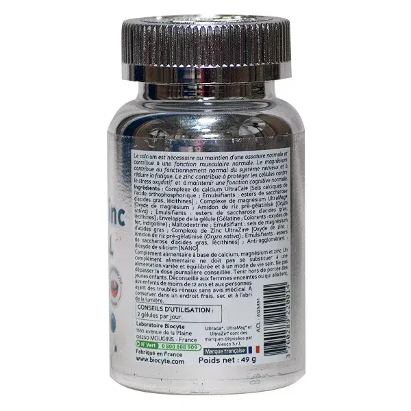 Biocyte  Cal/Mag/Zn Liposomal 60 Capsules