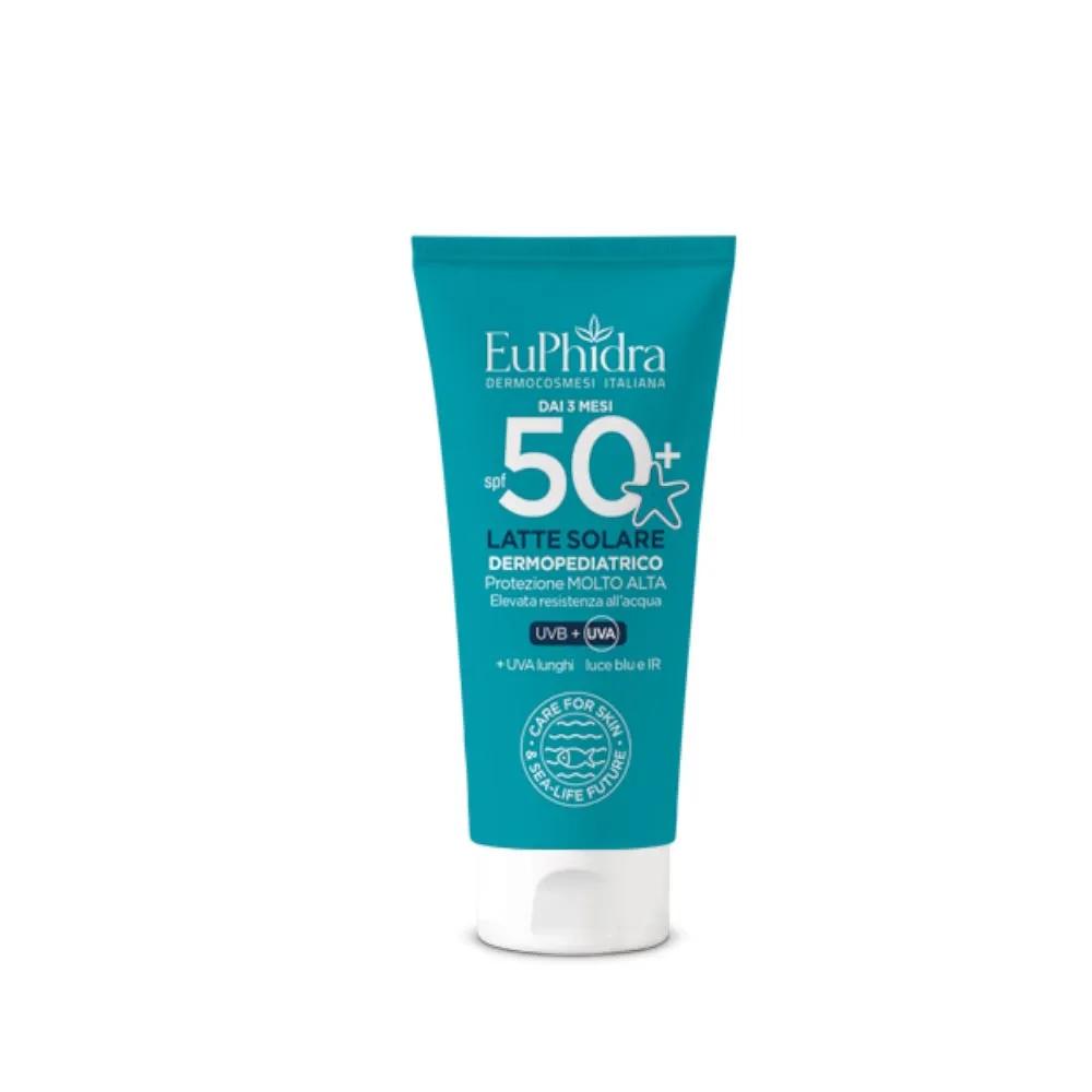 Euphidra Dermopediatrico Latte Solare Neonati e Bambini SPF 50+ 50 ml