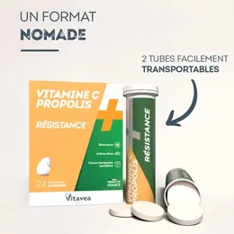 Vitavea Vitamine C + Propolis Résistance 24 comprimés à croquer