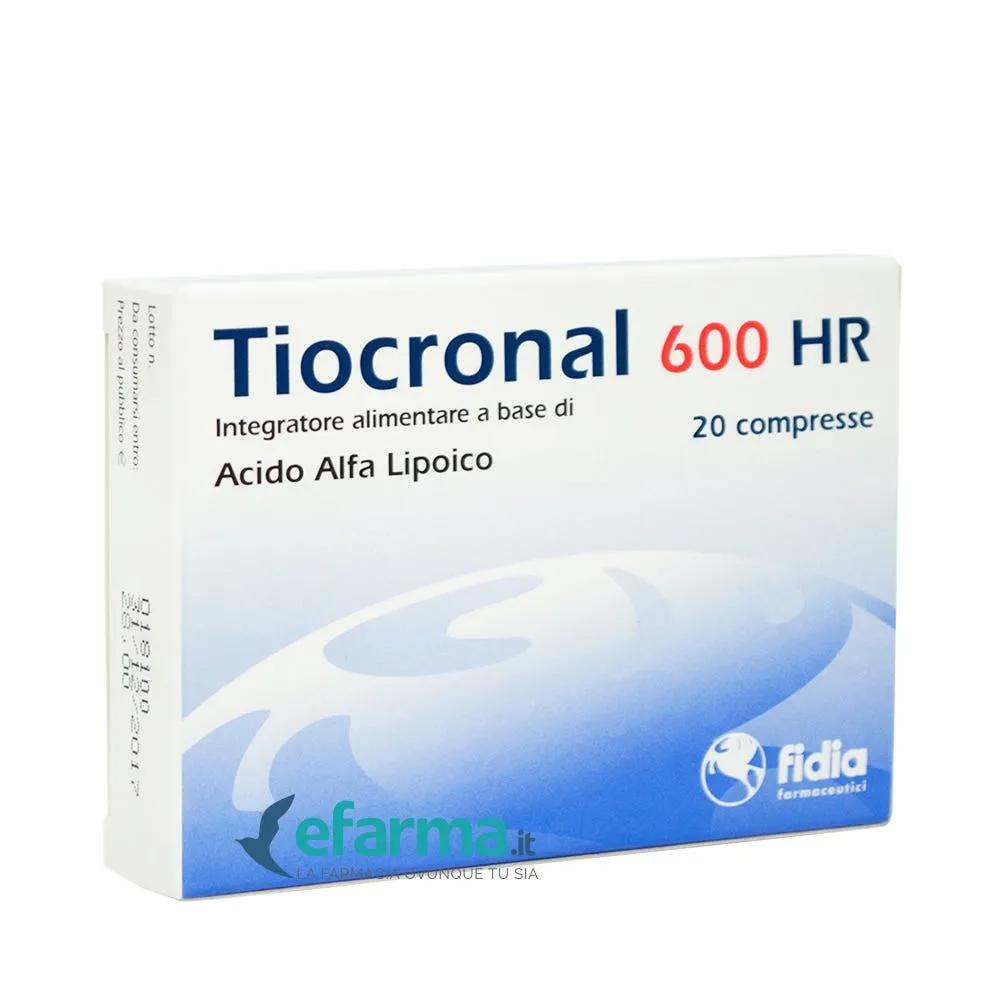 Tiocronal 600 HR Integratore Antiossidante 20 Compresse