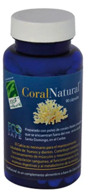 100% Natural Coral Natural Suplemento Alimentar 90 Cápsulas