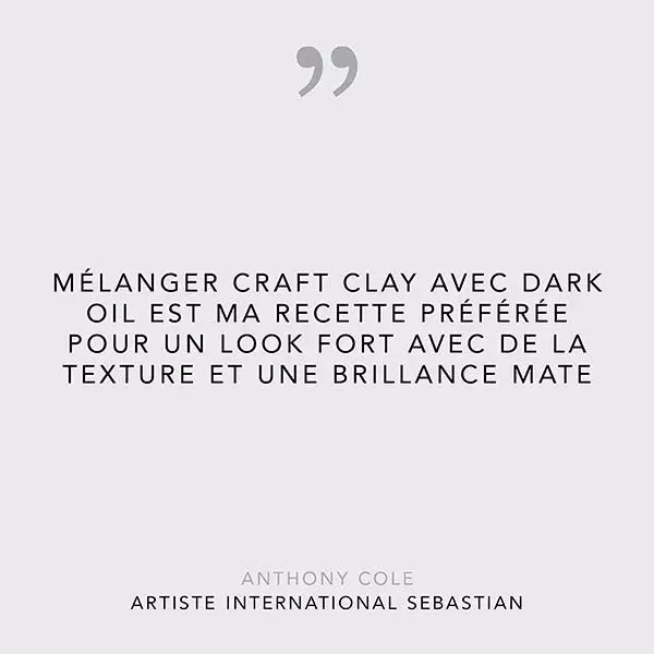 Sebastian Professional Craft Clay Pâte Mate Argile Texturisante et Modelante 50ml