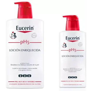 Eucerin pH5 Loción Hidratante Enriquecida Corporal 1000 ml + 400 ml