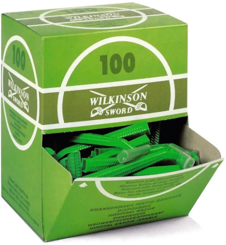 Wilkinson Sword Tondeuses d&#39;hôpital rétractables Boîte de 100 tondeuses jetables