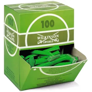 Wilkinson Sword Maquinilla Hospital Retráctil Caja de 100 Maquinillas Desechables