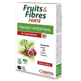 Ortis Transit Intestinal Fruits & Fibres Forte 12 comprimés