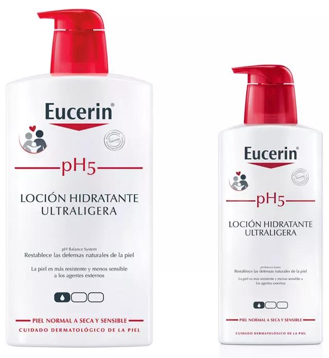 Eucerin pH5 Ultralight Lotion 1 Liter + 400 ml