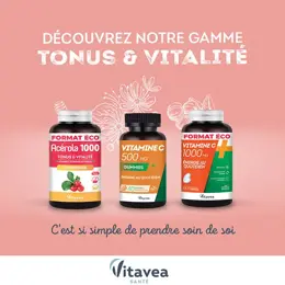 Vitavea Acerola 1000mg Vitamine C Tonus & Vitalité 30 gummies