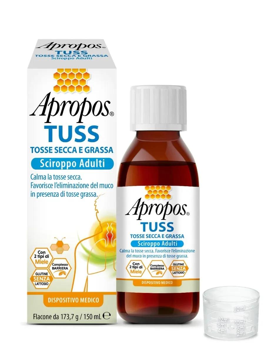 Apropos Tuss Sciroppo Adulti Tosse Secca e Grassa 150 ml