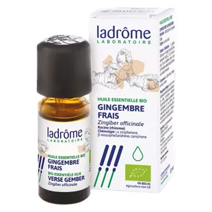 Ladrome olio essenziale biologico zenzero 10ml