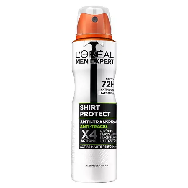 L'Oréal Men Expert Shirt Protect Déodorant Spray Anti-traces 150ml