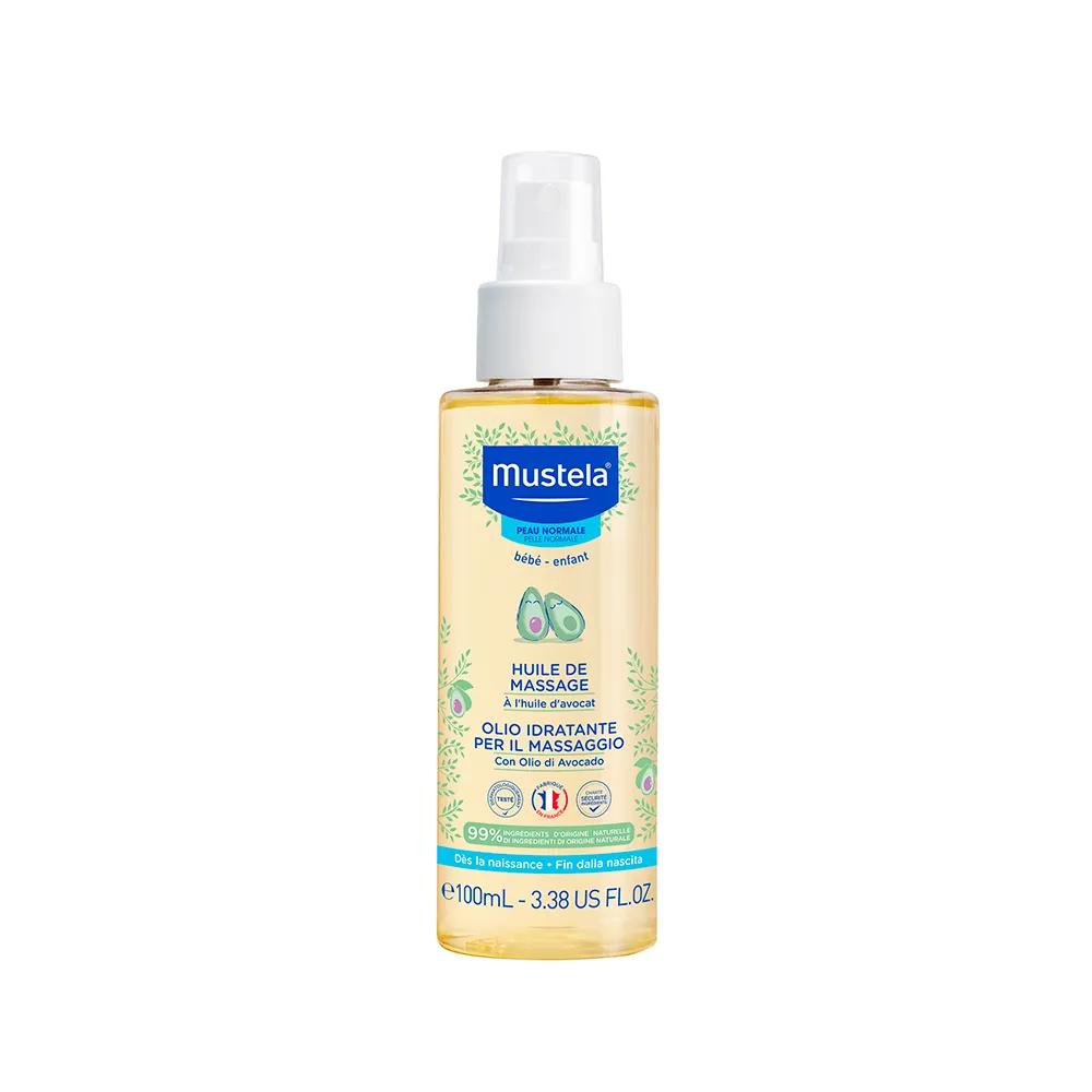 Mustela Olio Idratante Per Massaggio Neonati e Bambini 110 ml