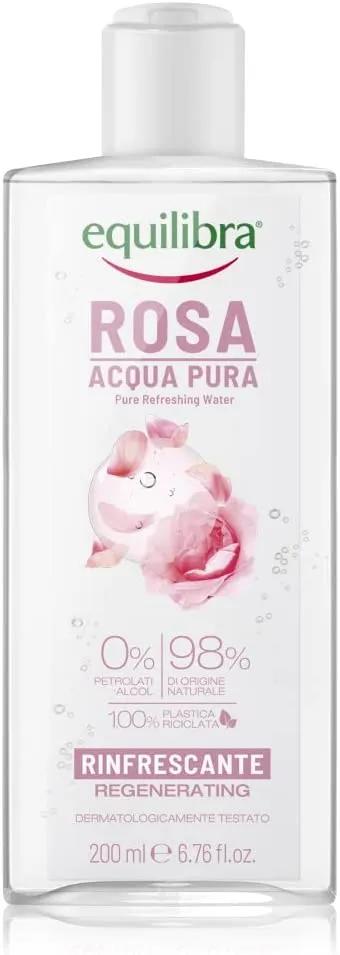 Equilibra Rosa Ialuronica Acqua Pura Viso Trattamento Rinfrescante 200 ml