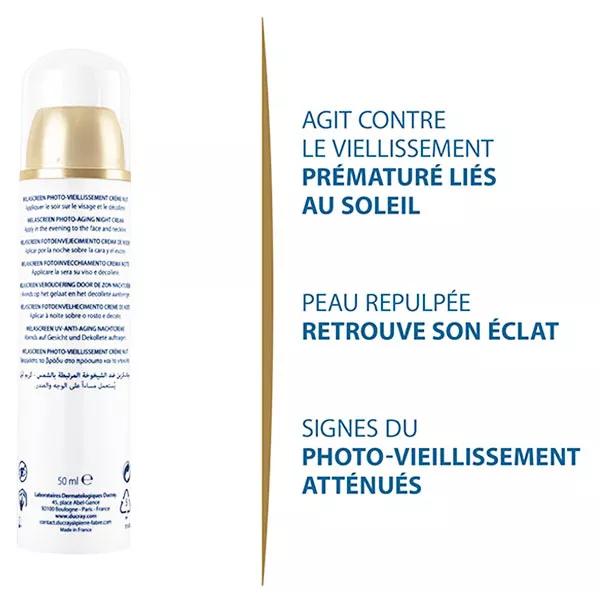 Ducray Melascreen Fotoenvejecimiento Crema de Noche 50 ml