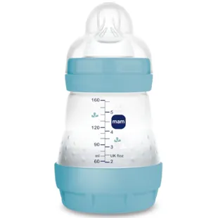 MAM Easy Start Anti-Colic Slow Flow Bottle Matte Blue 0-2m 160 ml