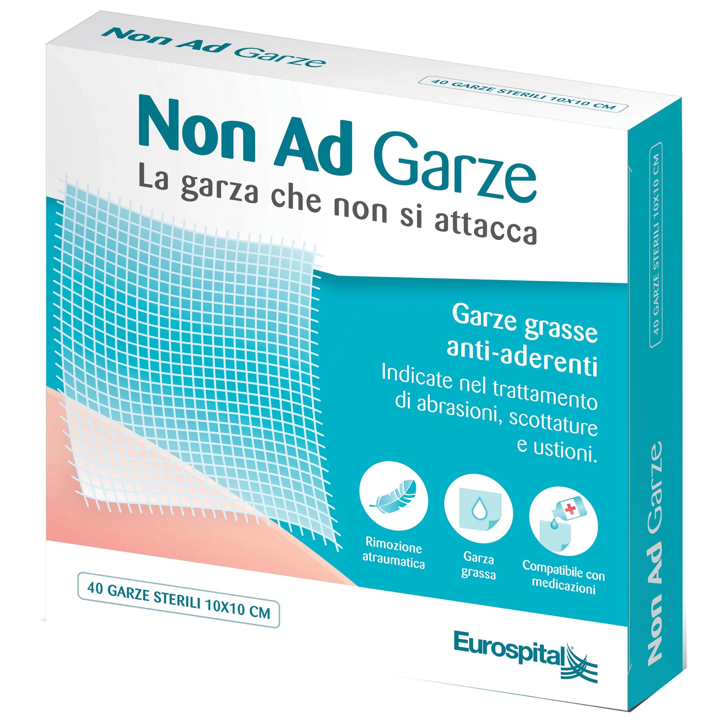 Non Ad Garze Paraffinate in Cotone 10x10 cm 40 Pezzi