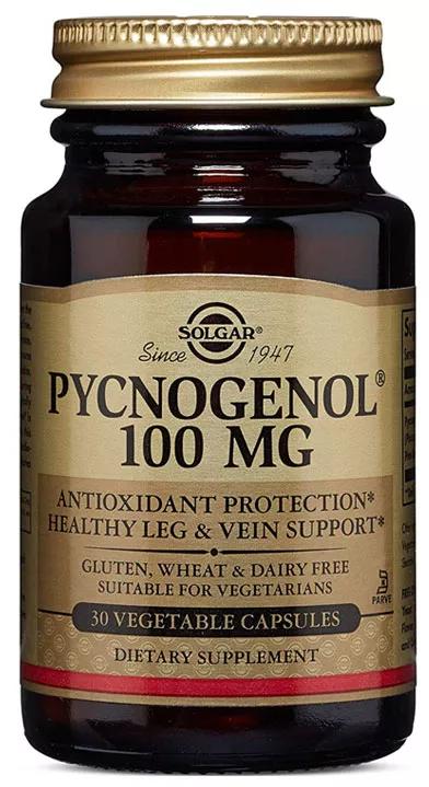 Solgar Extracto de Corteza de Pino Pycnogenol 100 mg 30 Cápsulas