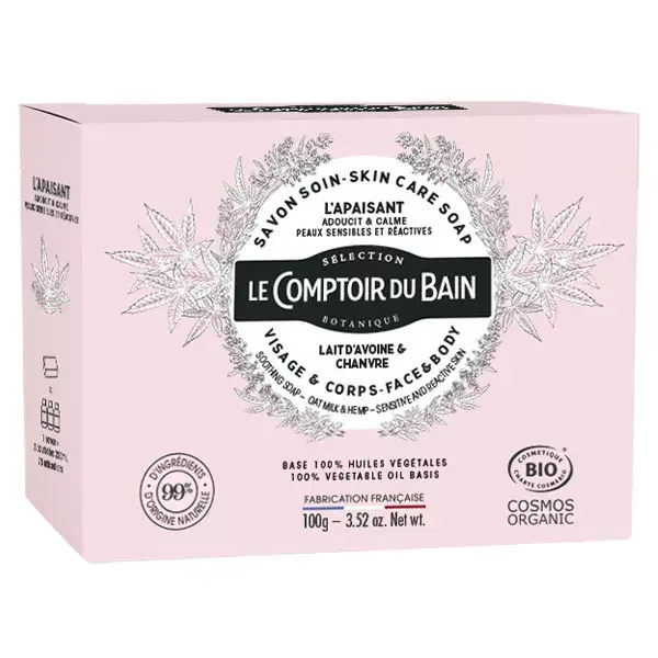 Le Comptoir du Bain Organic Soothing Care Soap 100g