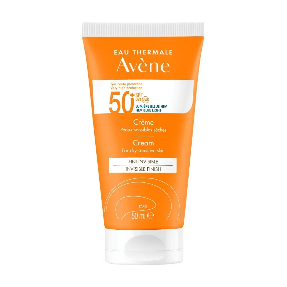 Avène Solare Crema Viso SPF 50+ Protezione Molto Alta 50 ml