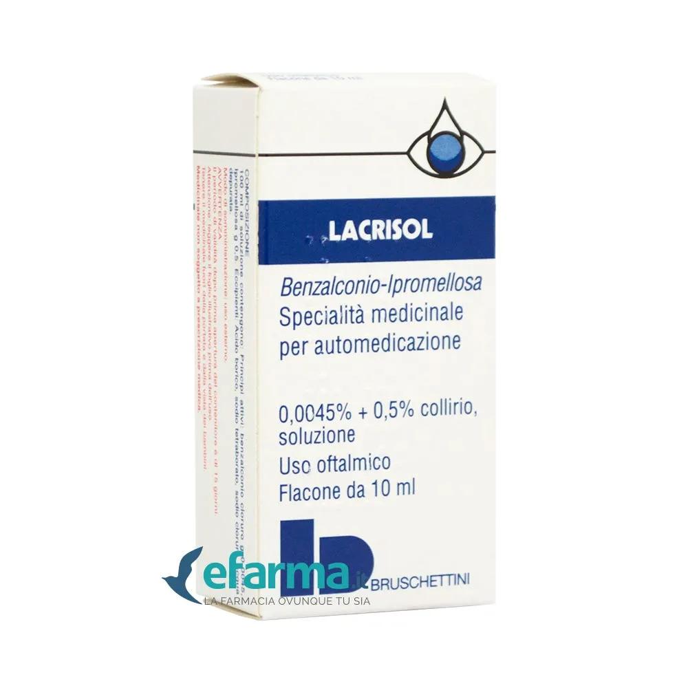 Lacrisol Collirio 50 + 4,5 mg  Benzalconio cloruro Flacone 10 ml