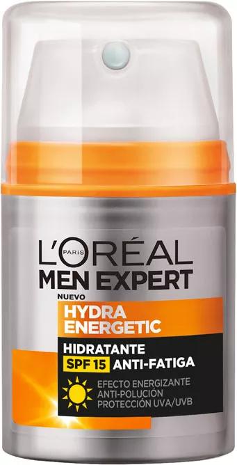 L'Oréal Men Expert Hydra Enegetic Crema Hidratante Anti-Fatiga 24h SPF15 50 ml