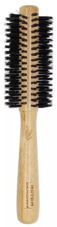 Beter Brosse ronde en bois de bambou, poils mixtes, 50 mm