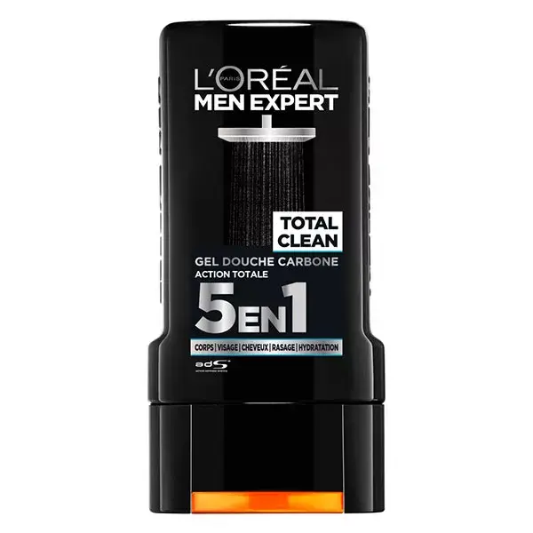 L'Oréal Men Pure Carbon Gel Douche Action Totale 5 en 1 300ml