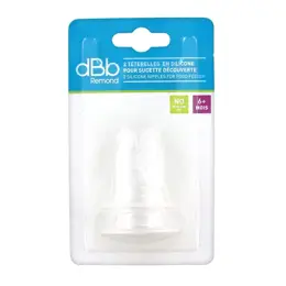 dBb Remond Pack de 2 Téterelles Silicone pour Sucette Découverte