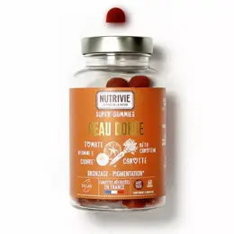 Nutrivie Super-Gummies Peau Dorée Bronzage Pigmentation 60 gommes