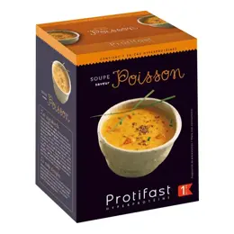 Protifast Soupe Hyperprotéinée Soupe de Poisson 7 sachets