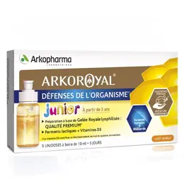 Arkopharma Arkoroyal Défenses de l'Organisme Junior 5 unidoses