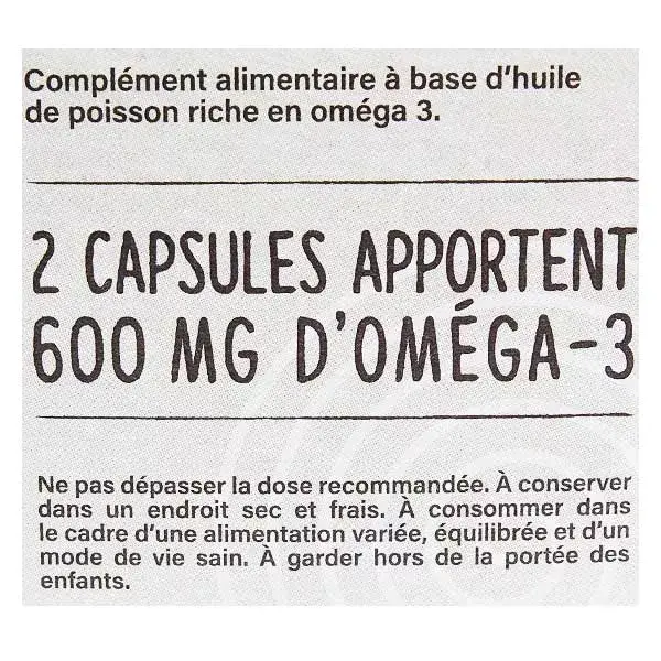 Nutrisanté Vitavea Les Nutri'Sentiels Oméga-3 20 capsules
