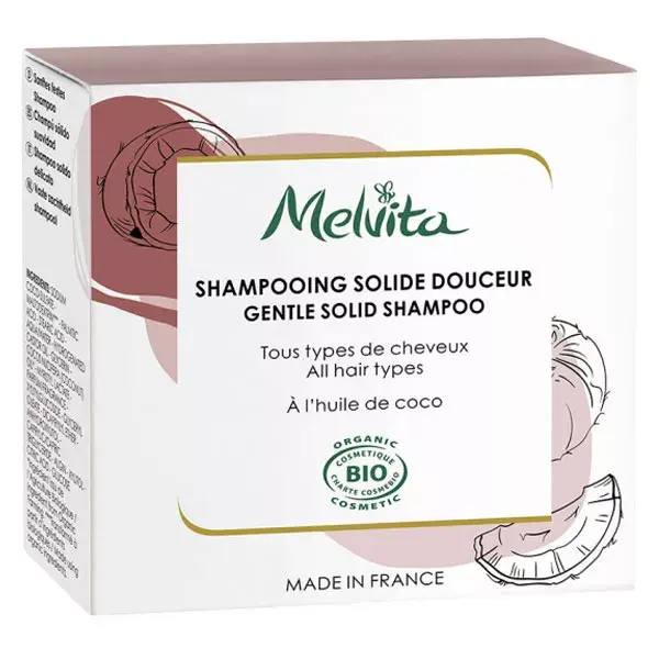 Melvita Shampoing Solide Douceur Bio 55g
